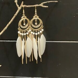 Feather earrings , gorgeous